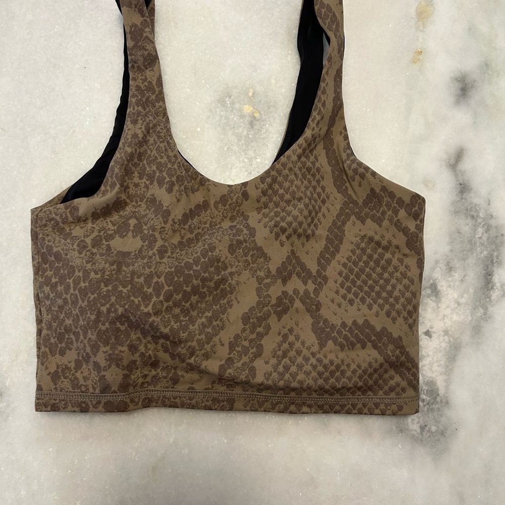 Varley Snake Print Sports Bra - Picture 2 of 4